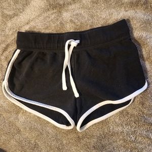 H&M XS Lounge Shorts Black and White